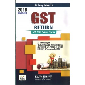 Book Corporation's An Easy Guide to GST Return with GST Return Forms by Kalyan Sengupta